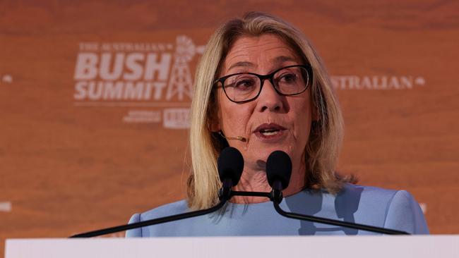 Rita Saffioti speaks at The Australian’s Bush Summit on Friday. Picture: Colin Murty