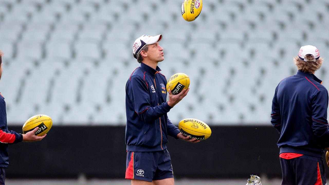 Matthew Clarke has been appointed Adelaide’s AFLW coach. Picture: Dylan Coker