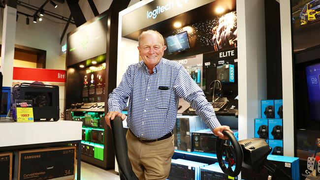 Harvey Norman chairman Gerry Harvey sent a sales team to CES, the world’s biggest consumer electronics show, in Las Vegas where big screen TVs impressed him more than AI-powered devices.