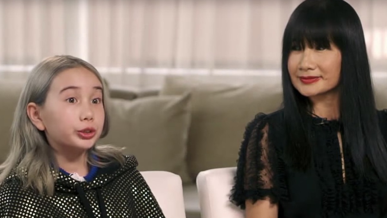 Lil Tay explains it all with her mother on Good Morning America.