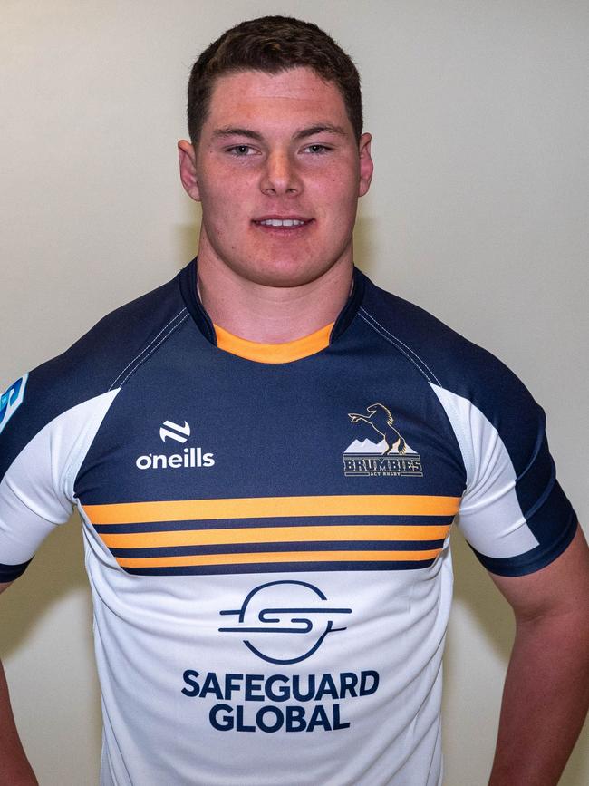 ACT Brumbies rugby player Finn Baxter.