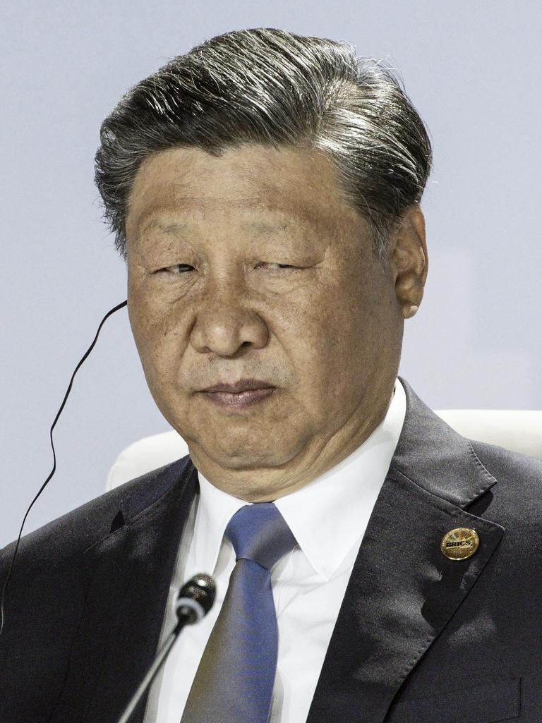 Chinese president Xi Jinping spoke with Narendra Modi at the BRICS Summit. Picture: Marco Longari/AFP