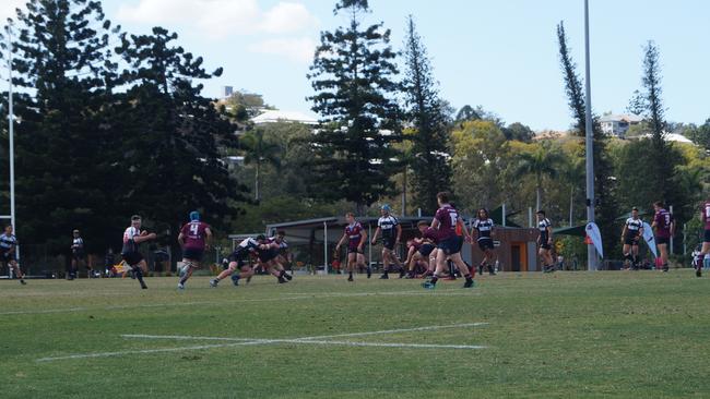 The game was back and forth with both sides displaying some entertaining rugby. Photo: Cormac Pearson