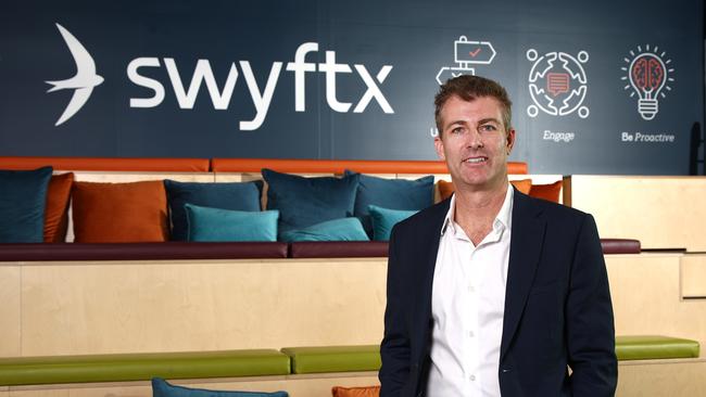 New Swyftx CEO Jason Titman in the company’s Brisbane HQ.