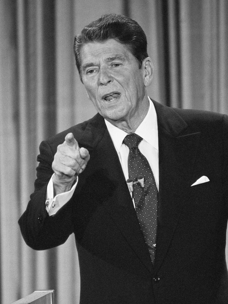 Former US president Ronald Reagan. Picture: supplied