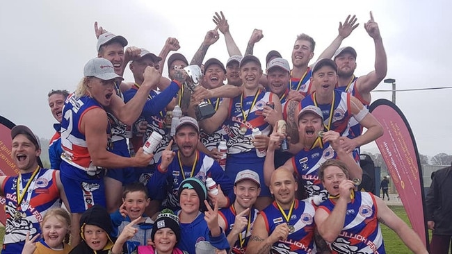 Bullioh won the 2019 Upper Murray Football League premiership, beating Cudgewa in the final. Picture: NADIA EDWARD.