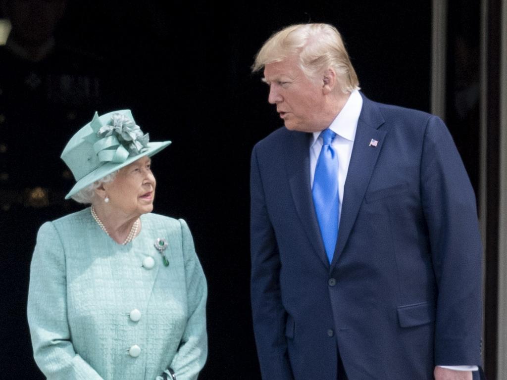 Mr Trump has praised the Queen for being a “legend in her time”.