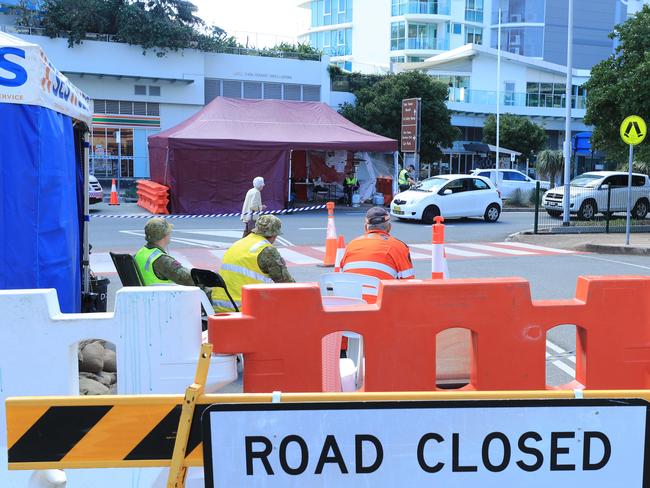 August 16, Gold Coast, Queensland - Griffith Street Border Crossing. Traffic was extremely light at the border crossing for most of the dayScott Powick Newscorp