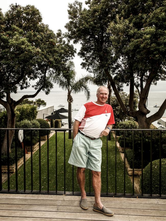 Michael Buxton at his Portsea mansion. Picture: Nic Walker