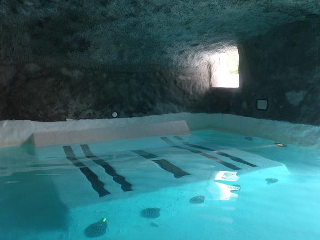 One of the spa beds. Picture: Silvia Marchetti