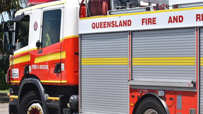 Queensland Fire and Rescue had to extinguish the biggest fire lit by Leedham in February 2022, which reduced a large shed “to ashes” and destroyed everything in it.