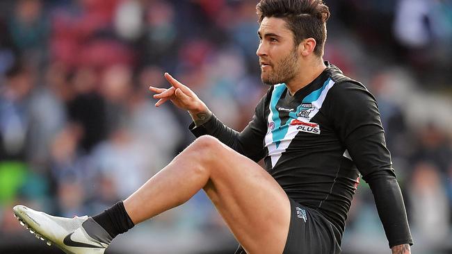 Chad Wingard has moved from Hawthorn to Port Adelaide with lingering questions on why he sought to be traded to the Hawks while still on contract at Alberton. Picture: Daniel Kalisz/Getty