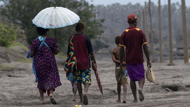 A Papuan family in New Britain, PNG. Picture: John Wilson