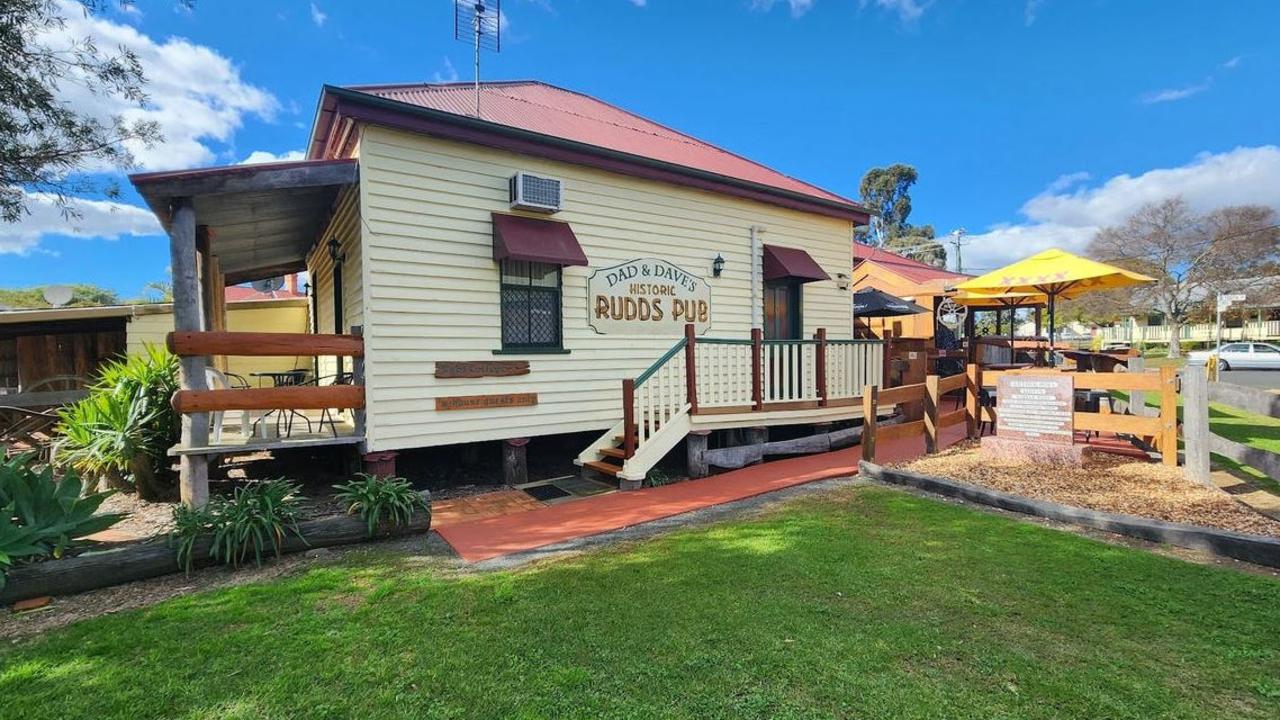 Nobby's iconic Rudd's Pub has been listed for sale outside Toowoomba through All About Real Estate Crows Nest, featuring a price tag of $2.5m.