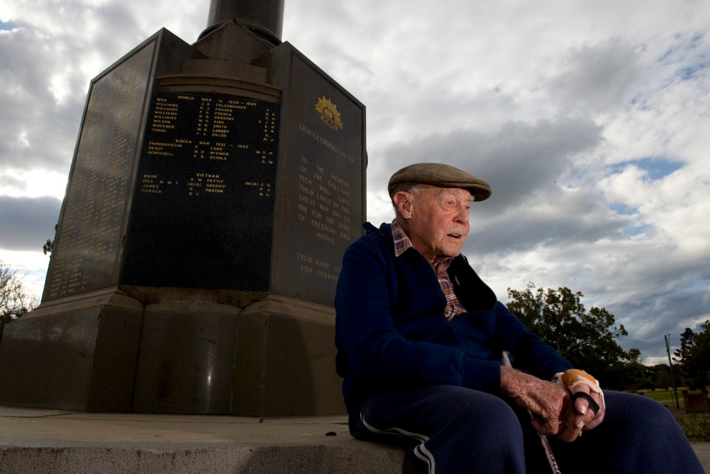 Milne Bay veteran Bert Miles is disappointed defence are sending only a small contingent for the 70th anniversay ceremony, Wednesday, August 22, 2012. Photo Kevin Farmer / The Chronicle. Picture: Kevin Farmer