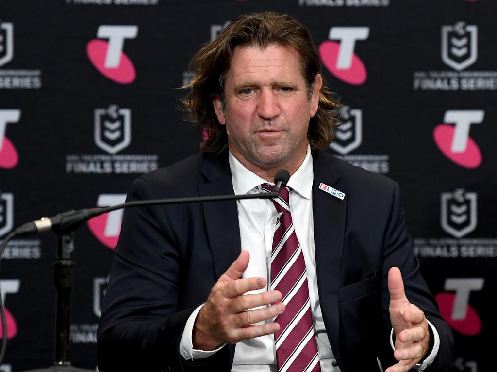 Des Hasler has many clauses in his contract which contributed to his complicated departure. Picture: Bradley Kanaris/Getty Images