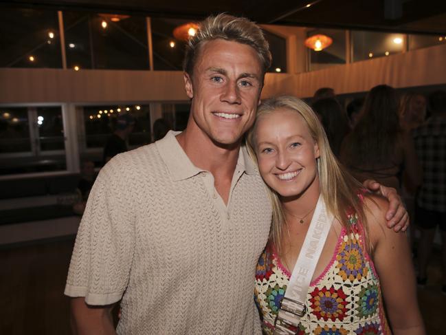 Matt Bevilacqua and Brielle Cooper.  The Pulse for Shaw and Partners Shannon Eckstein Ironman Classic awards evening at Northcliffe Surf Lifesaving Club Saturday the 11th of February. Picture: Marcelo Lang