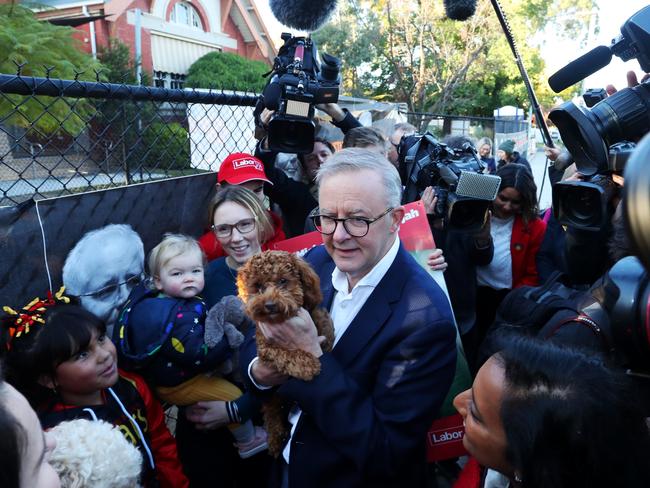 Anthony Albanese is the “least impressive Labor leader in living memory”, Piers Akerman writes. Picture: Lisa Maree Williams/Getty