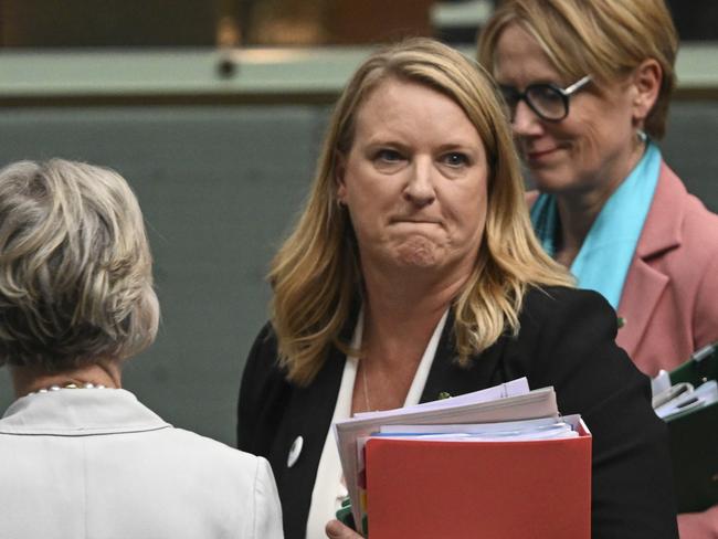 CANBERRA, AUSTRALIA, NewsWire Photos. SEPTEMBER 7, 2023: Independent Federal Member for North Sydney, Kylea Tink during Question Time at Parliament House in Canberra. Picture: NCA NewsWire / Martin Ollman