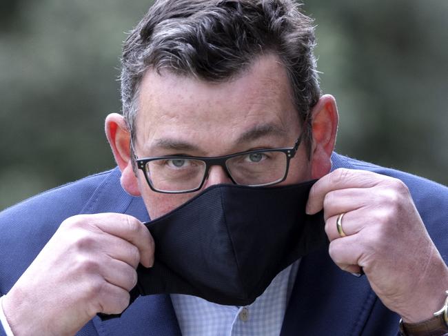 MELBOURNE, AUSTRALIA - NewsWire Photos SEPTEMBER 12, 2021:ÃÂ Victorian Premier, Daniel Andrews provides a coronavirus update in Melbourne. Picture: NCA NewsWire / David Geraghty