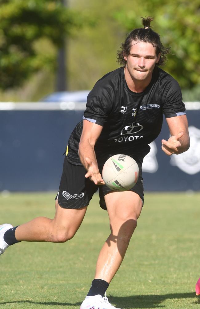 NQ Cowboys training at Cowboys HQ at the Hutchinson Builders Centre. Tom Chester. Picture: Evan Morgan