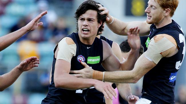 Jack Silvagni is staying at Carlton. Picture: Mark Calleja