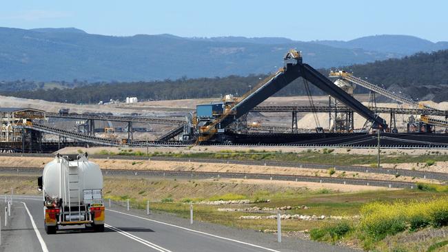 Whitehaven Coal’s Maules Creek operations in NSW. Picture: Simon Bullard.