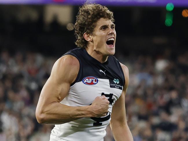 Josh Barnes is backing the Blues to play finals. Picture: Michael Klein