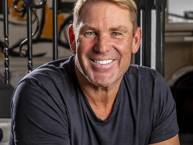 HOLD FOR SUNDAY HERALD SUN. Shane Warne for Hamish McLachlan read in the Sunday. Picture: Tim Carrafa