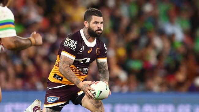 Adam Reynolds of the Broncos. The competition leaders will be looking to bounce back from their loss to the Raiders (Photo by Chris Hyde/Getty Images)