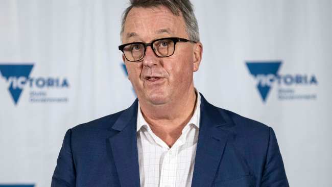 Victorian Health Minister Martin Foley won't apologise for defending his state and exemptions will be reviewed by the health team. Picture: NCA NewsWire / Daniel Pockett