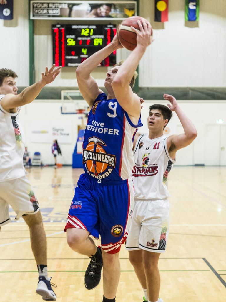 Chris Longford in action for the Toowoomba Mountaineers. He has been a key player for the Warriors this TBL season. Picture: Kevin Farmer