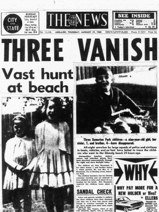 Tear sheet from Adelaide newspaper "The News" dated 27 Jan 1966.