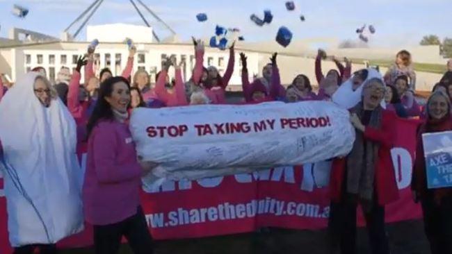 Protesters Revel as Bill to Remove 'Tampon Tax' Passes Australian Senate