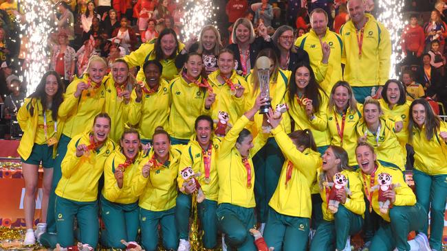 Australia’s World Cup winners have had a pay war win. Picture: Rodger Bosch / AFP