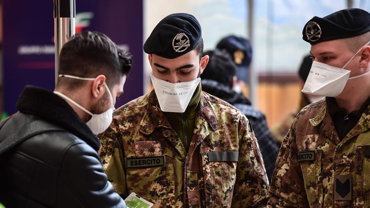 Italy has gone into lockdown. Picture: Miguel Medina / AFP.