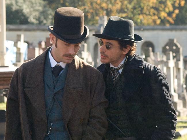 A scene from the 2009 film 'Sherlock Holmes'. 