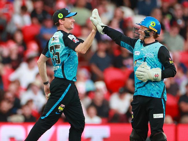 Brendan Doggett has bolstered the Strikers’ bowling attack in recent games. Picture: Kelly Defina/Getty Images