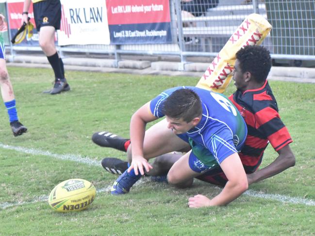 Rockhampton District Secondary Schools Rugby League grand finals, Year 10D, The Cathedral College versus Rockhampton Grammar School, Browne Park, September 9, 2022.