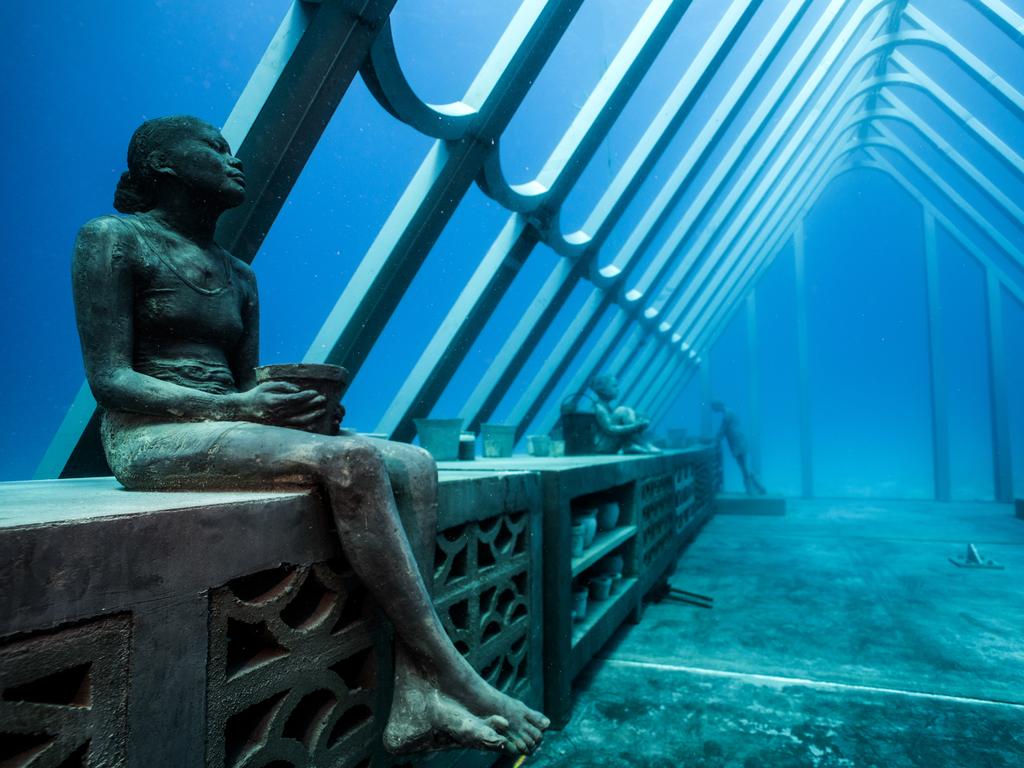 The unique Museum of Underwater Art.