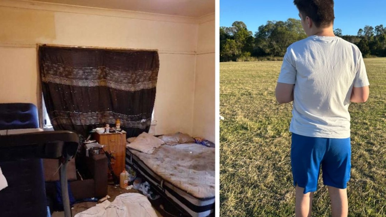 Boys locked in room with no food, furniture