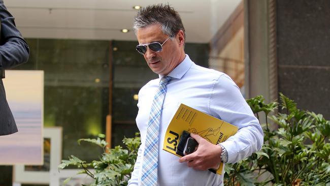 Vic Cuoco leaves the Downing Centre Local Court on Thursday. Picture: Bianca De Marchi