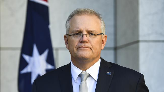 Scott Morrison’s leadership has strengthened during the pandemic. Picture: AAP Image/Lukas Coch