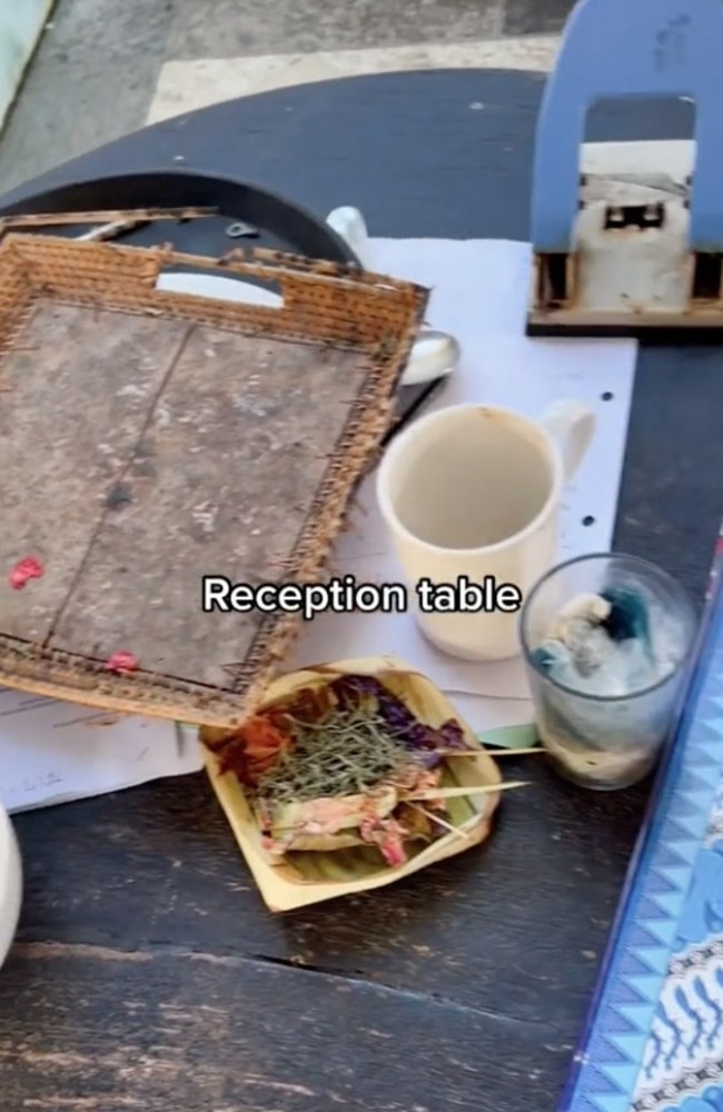 Half-eaten food and drink can still be found on the tables. Picture: Padesignstudio/Jam Press