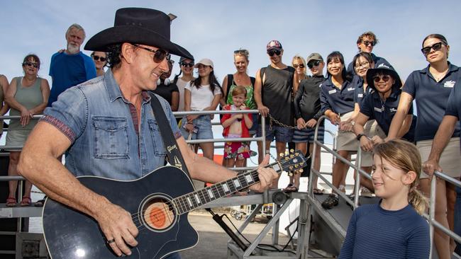 Lee Kernaghan will perform a special one off show on the Reef joined by Sheppard, Max Jackson and Kairos Kin. Photo: Brian Cassey