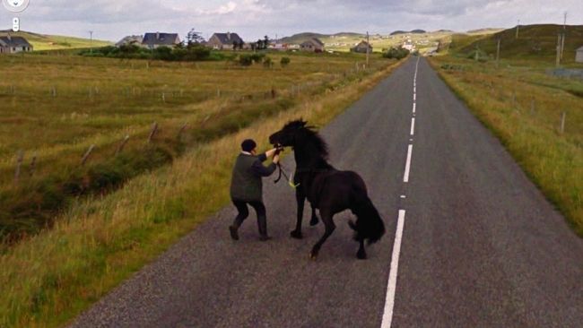 Bizarre Google street view images from around the globe 