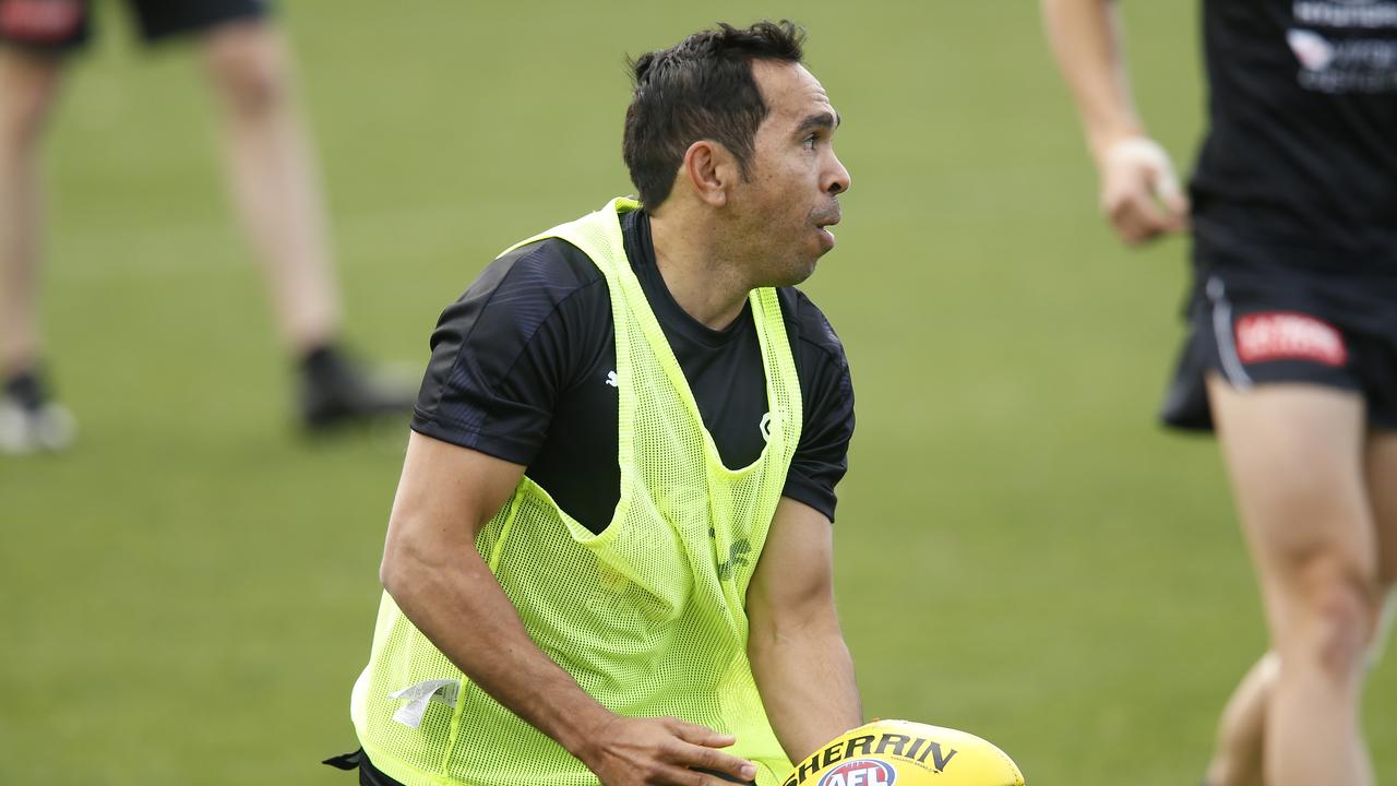 Eddie Betts is back in Carlton colours. Photo: Darrian Traynor