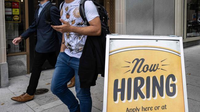 The rates of growth that those top-10 jobs saw in their median pay in 2023 ranged from 18 per cent to 24 per cent, with customer service assistant manager showing the largest year-over-year increase, Payscale found. Picture: AFP