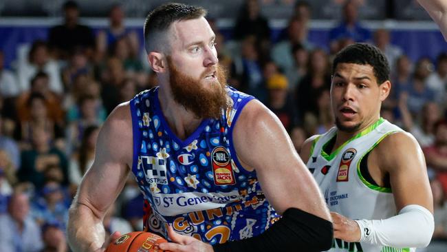 Bullets star Aron Baynes is reportedly frustrated with the direction of the club. (Photo by Russell Freeman/Getty Images)