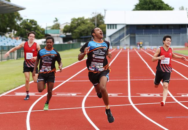 Hamiso Tabuai-Fidow was a junior athletics star. Picture: Brendan Radke